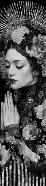 Free angel bookmark featuring dark colors grayscale angel bookmark